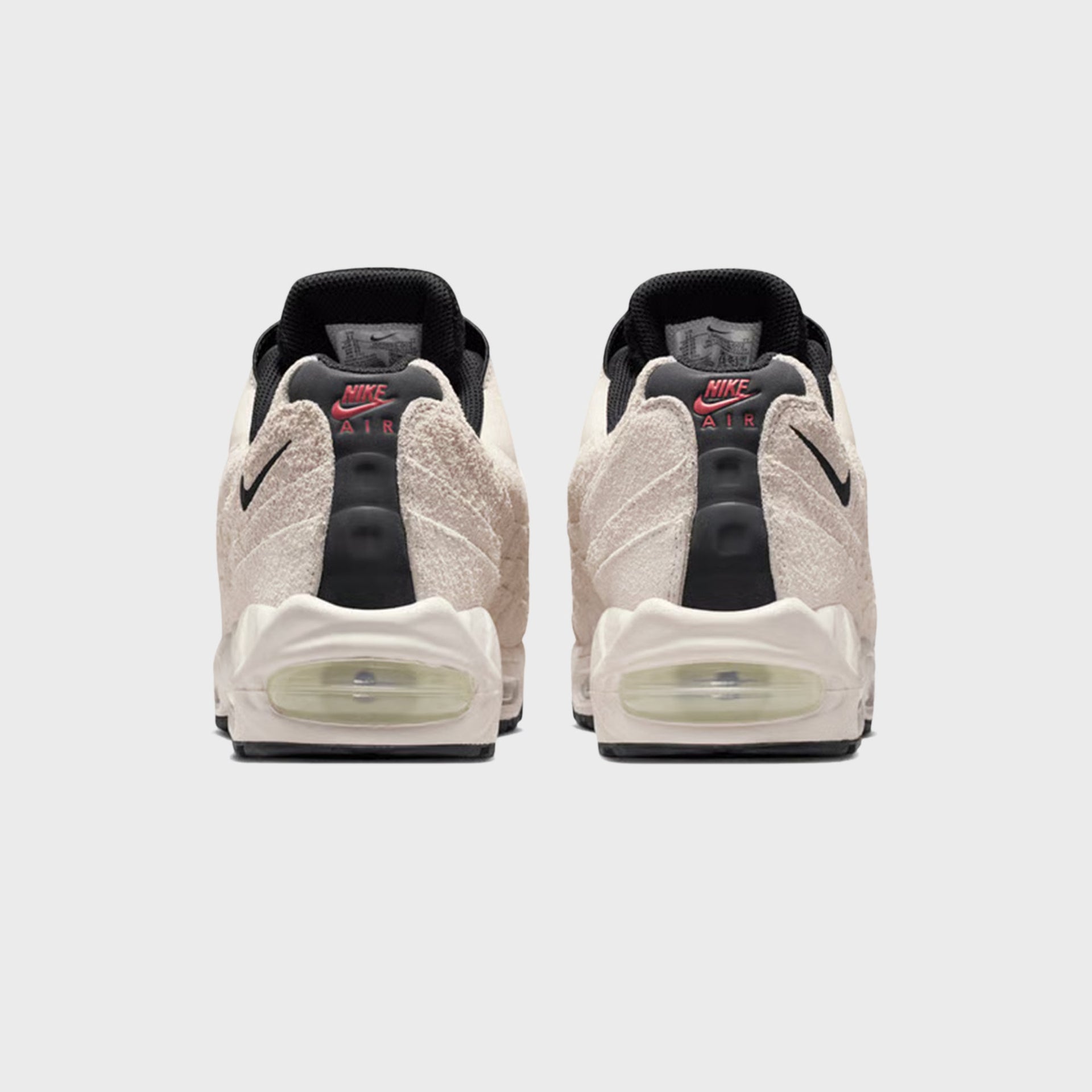 Nike Air Max 95 Zip - Phantom / Black / Light Crimson / Smoke Grey