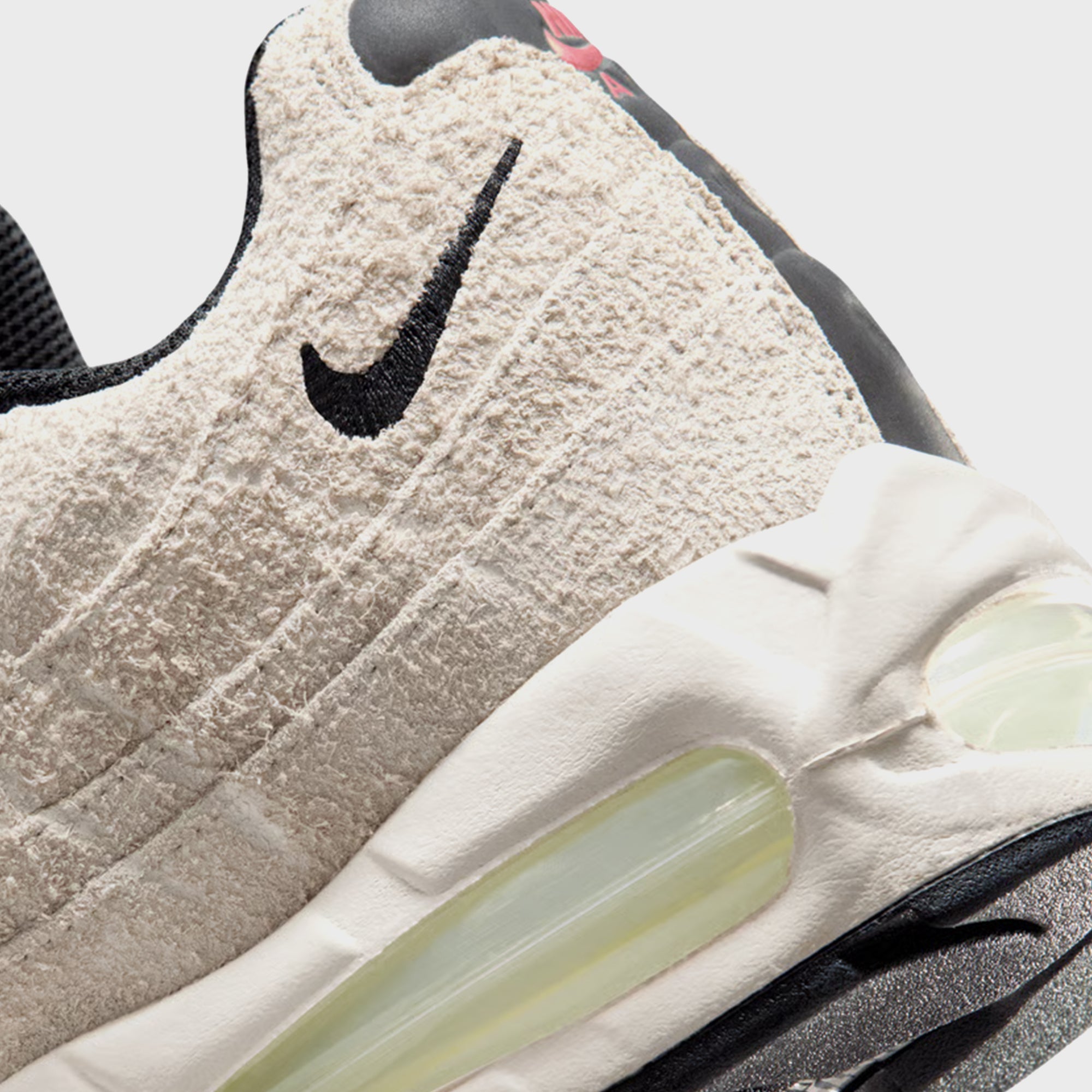 Nike Air Max 95 Zip - Phantom / Black / Light Crimson / Smoke Grey