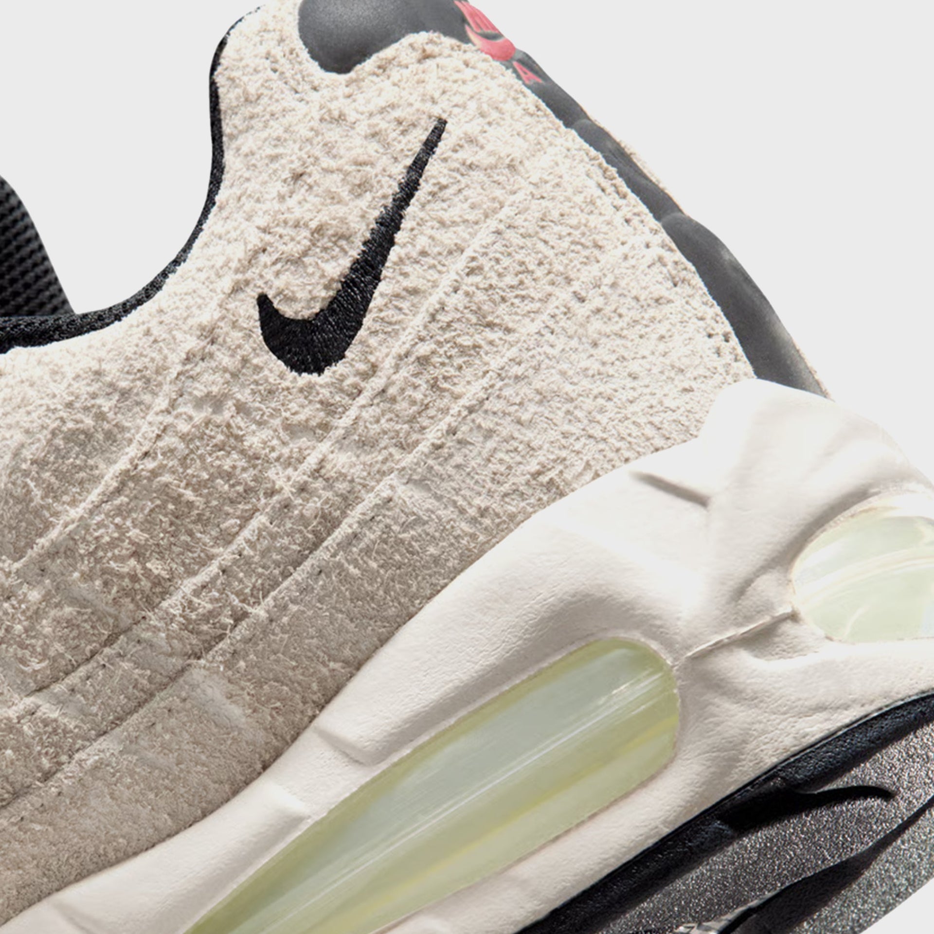 Nike Air Max 95 Zip - Phantom / Black / Light Crimson / Smoke Grey