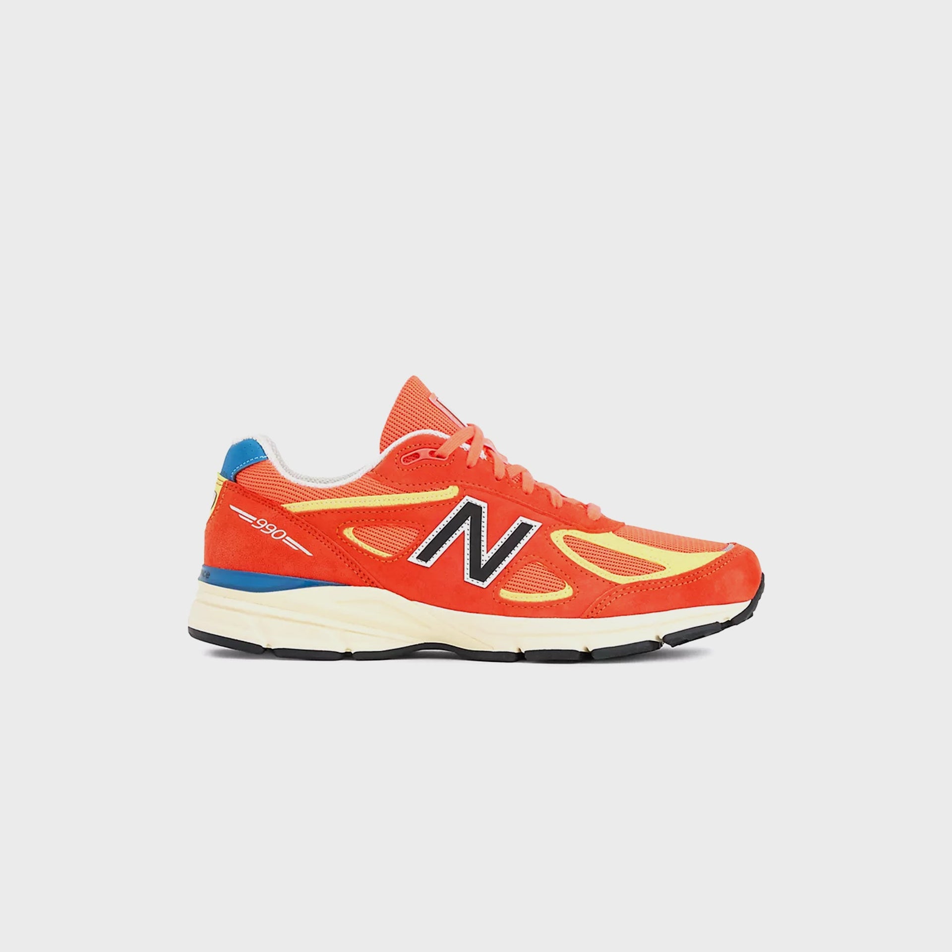 New Balance Made in USA 990v4 - Urgent Red / Maize / Sea Stone