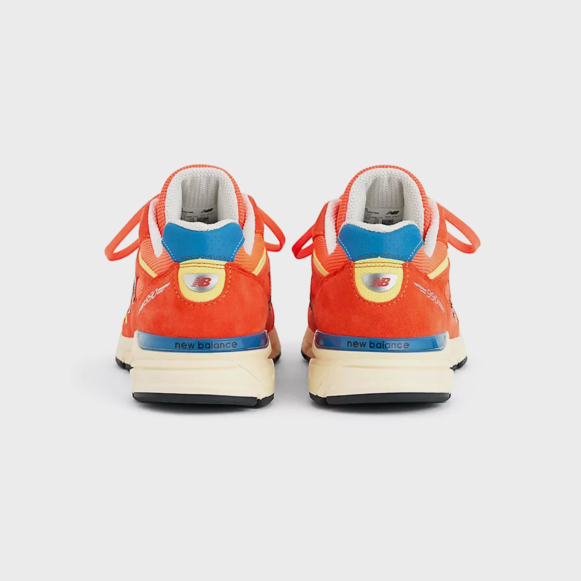 New Balance Made in USA 990v4 - Urgent Red / Maize / Sea Stone