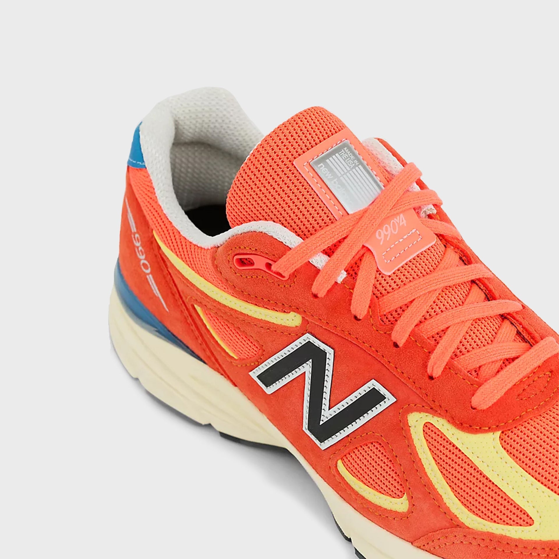 New Balance Made in USA 990v4 - Urgent Red / Maize / Sea Stone