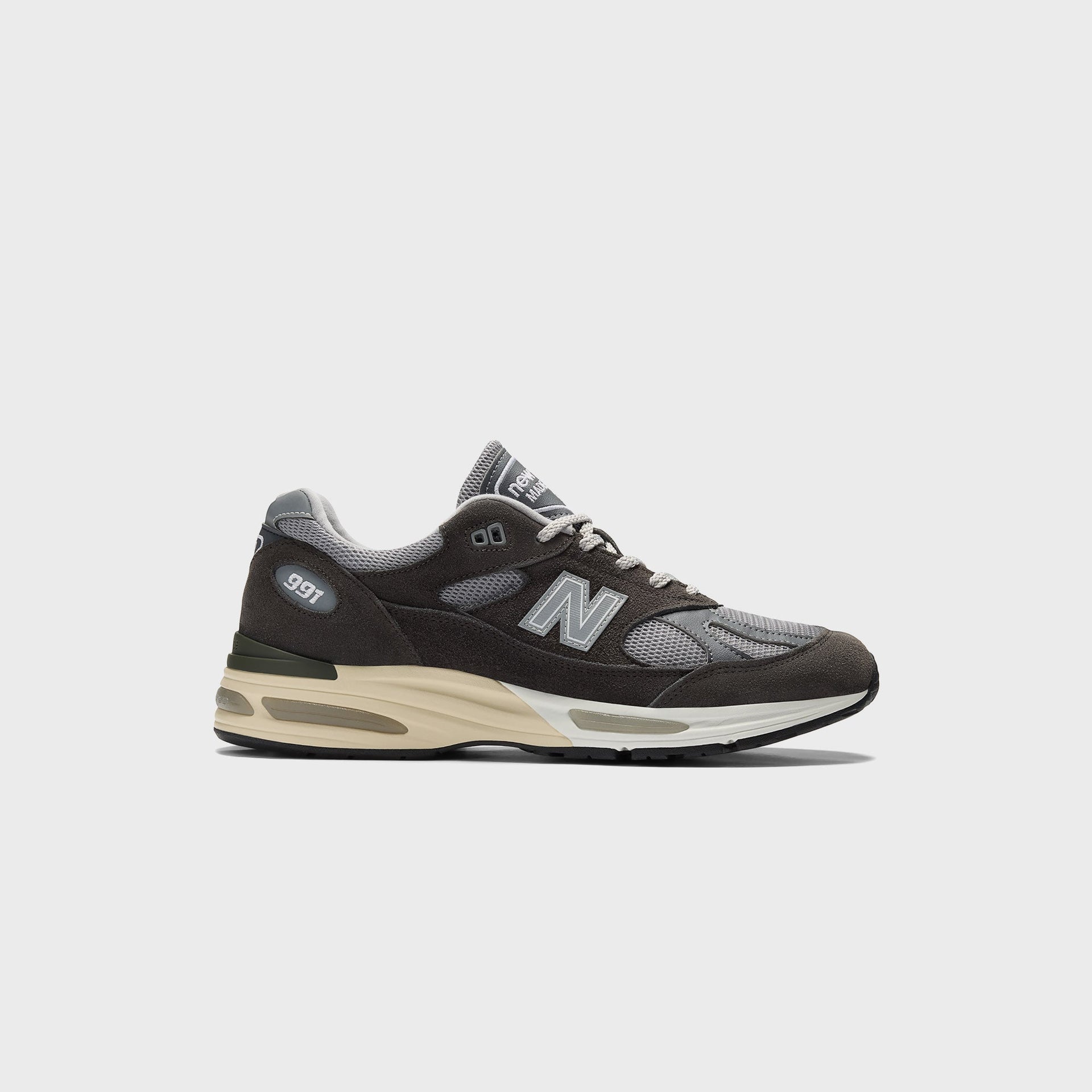 New Balance Made in UK 991v2 - Licorice / Lavender Gray / Douglas Fir