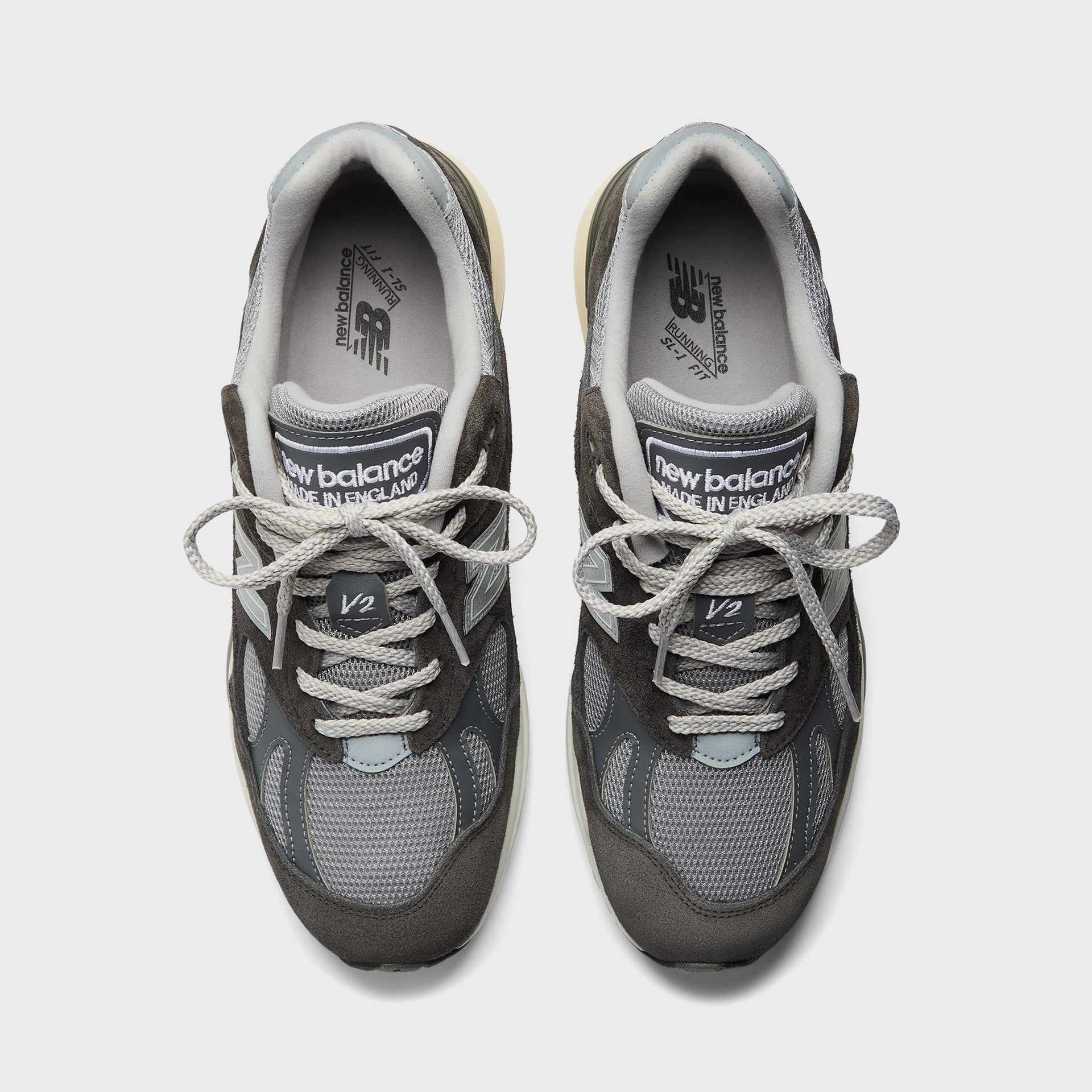 New Balance Made in UK 991v2 - Licorice / Lavender Gray / Douglas Fir