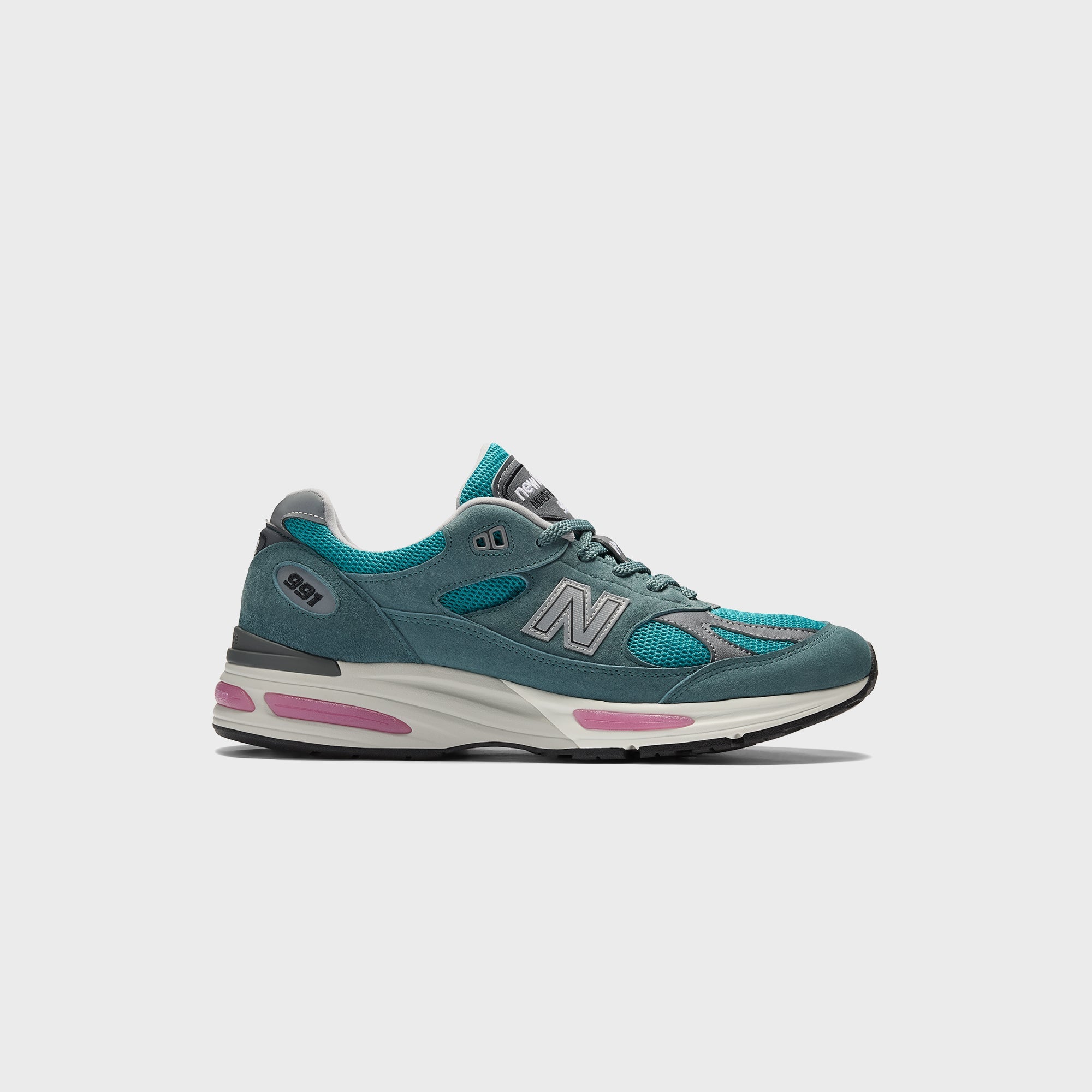 New Balance Made in UK 991v2 - Porcelain Green / Trooper / Silver