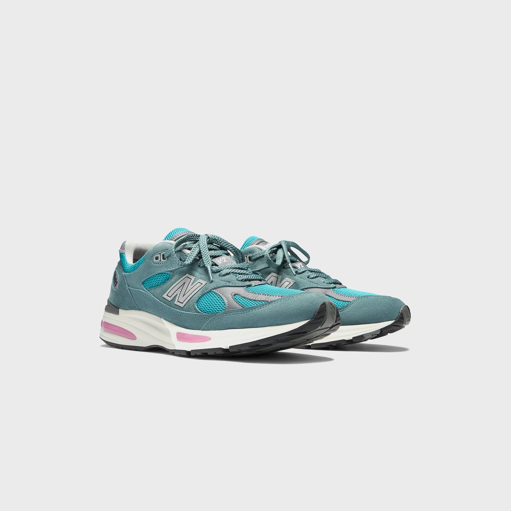 New Balance Made in UK 991v2 - Porcelain Green / Trooper / Silver
