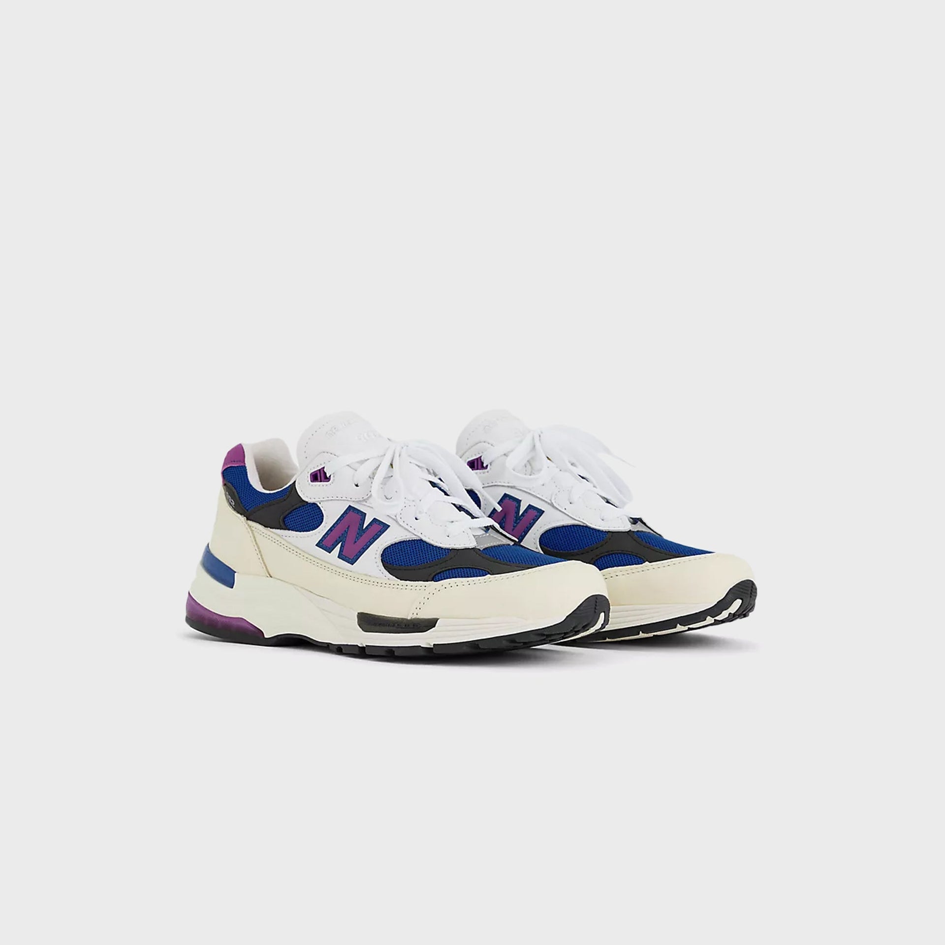 New Balance Made in USA 992 - White / Team Royal / Purple Fuchsia