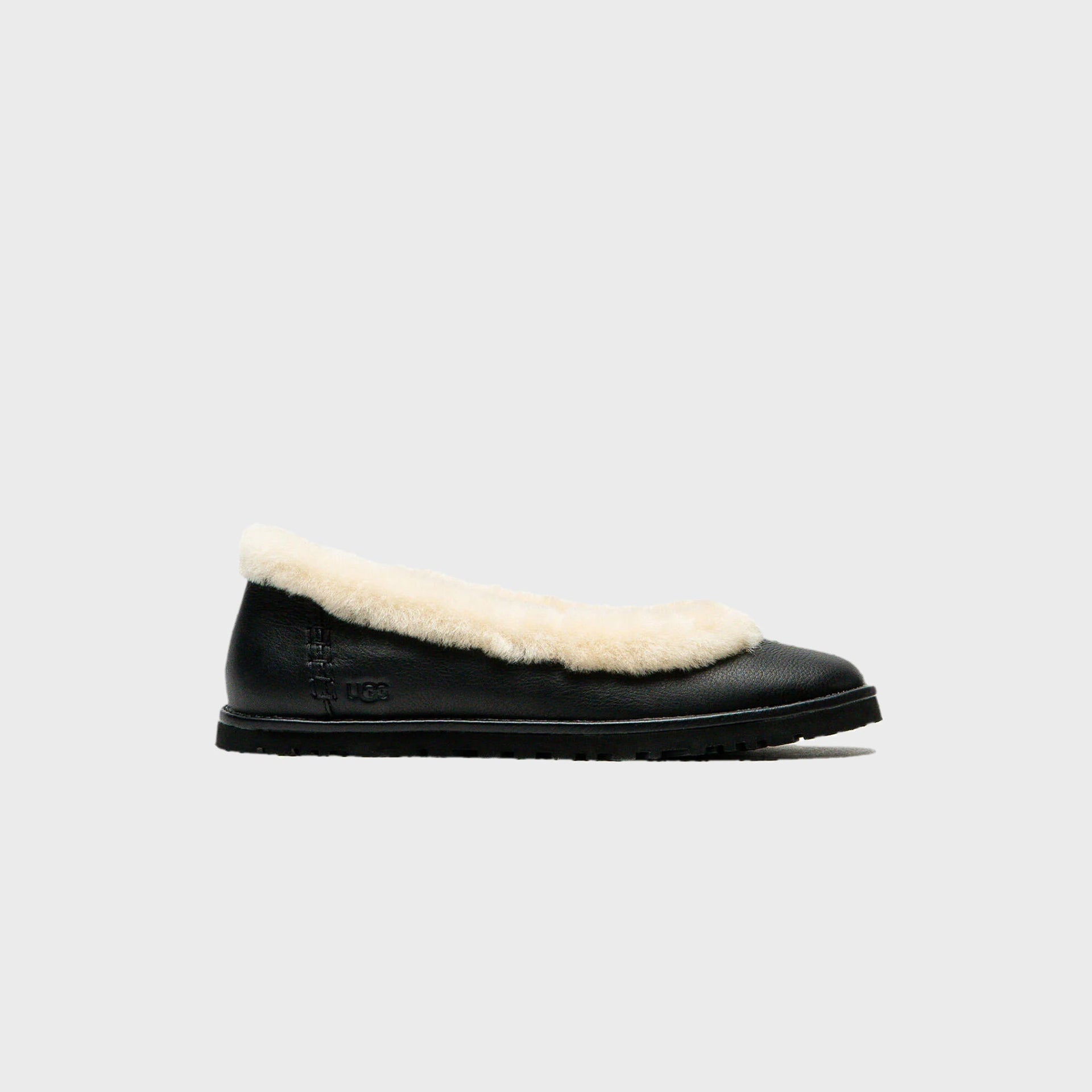 UGG WMNS Zora Leather Ballet Flat - Black