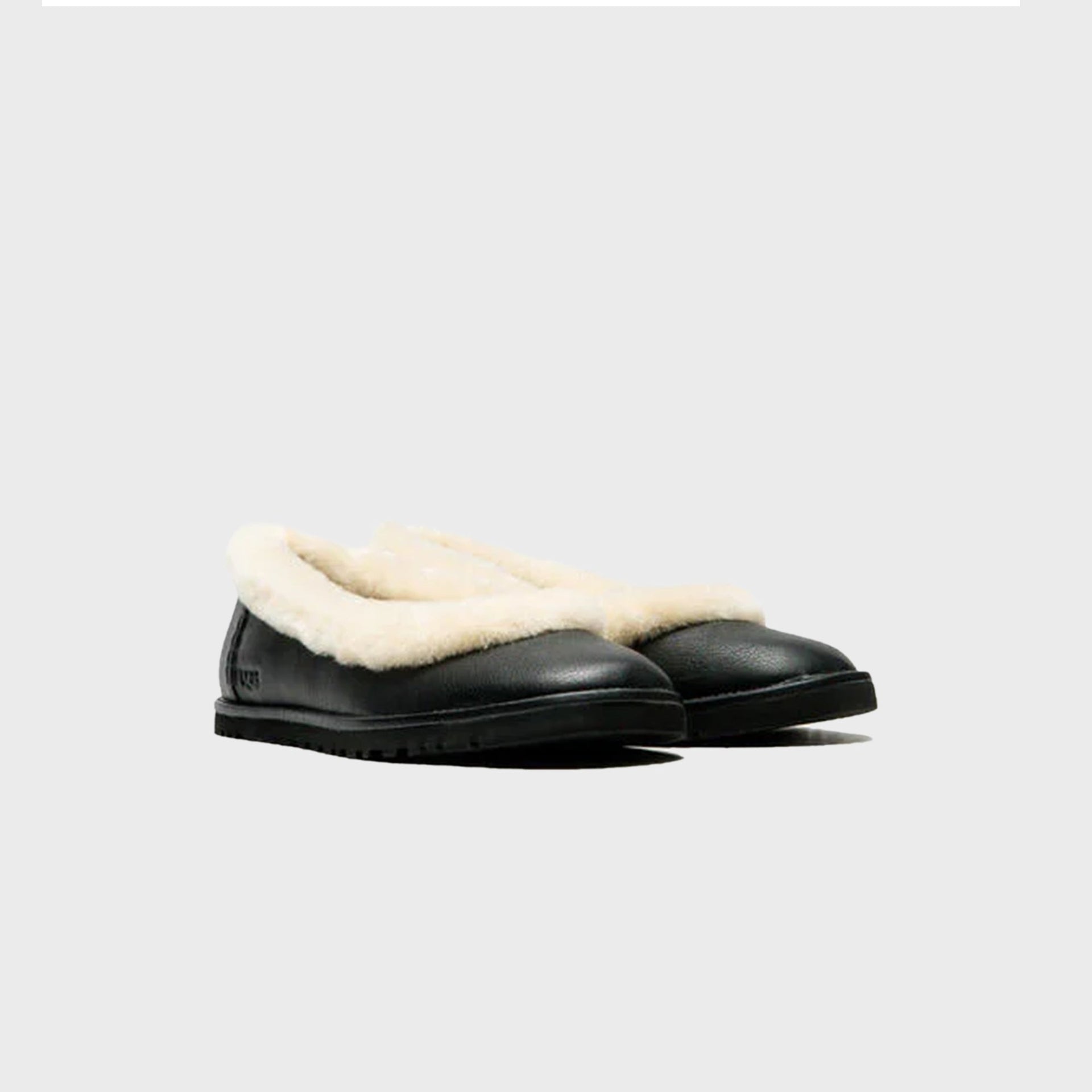 UGG WMNS Zora Leather Ballet Flat - Black