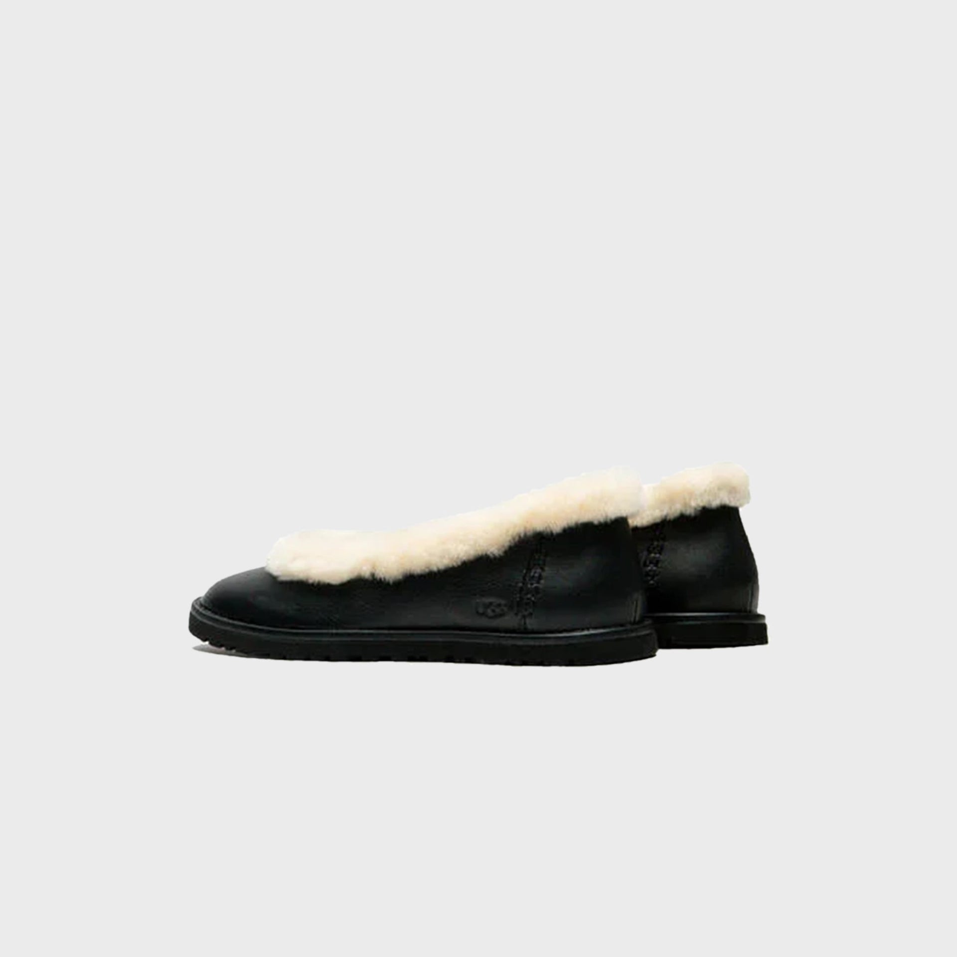 UGG WMNS Zora Leather Ballet Flat - Black